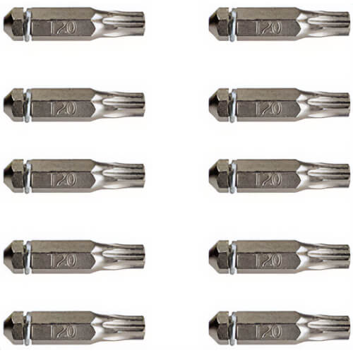 Simpson Strong-Tie® BITTX20-PL-RC10 T20 6-Lobe Quik Drive Bit for Plugs 10CT