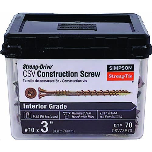 Simpson Strong-Tie® CSVZ3R70 #10 x 3 CSV Yz T25 70 ct