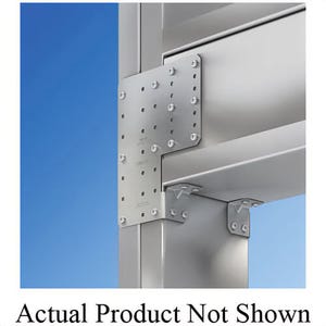 Simpson Strong-Tie® SHH3/68-KT24 Header Hanger, 14 ga, 4-3/8 in H, Steel, Galvanized