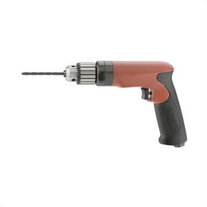 Sioux® SDR10P60N3 Non-Reversible Pistol Grip Drill, 3/8 in 3-Jaw/Keyed Chuck, 6,000 RPM Speed, 7 in OAL