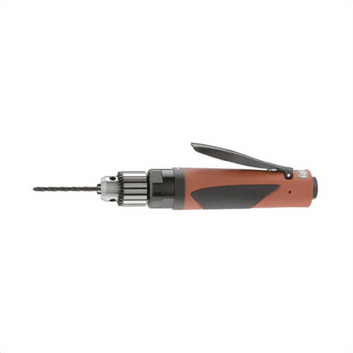 Sioux® SDR10S40N3 Non-Reversible Straight Drill, 3/8 in 3-Jaw/Keyed Chuck, 4,000 RPM Speed, 8.3 in OAL