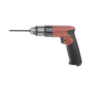 Sioux® SDR6P60NK3 Non-Reversible Pistol Grip Drill, 3/8 in Keyless Chuck, 6,000 RPM Speed, 6.3 in OAL