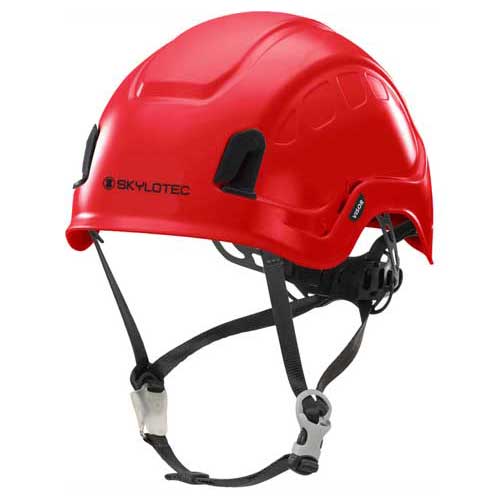 Skylotec BE-510-13 Aries Safety Helmet, Polyamide, Acrylonitrile Butadiene Styrene, Polyester, Polyurethane, Red, 53 cm to 63 cm