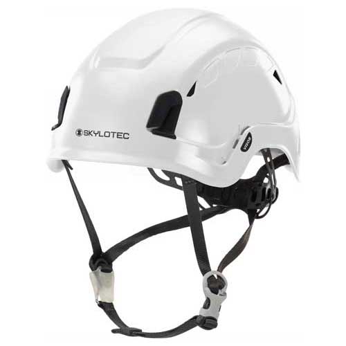 Skylotec BE-511-12 Aries Air Safety Helmet, Polyamide, Acrylonitrile Butadiene Styrene, Polyester, White, 53 to 63 cm