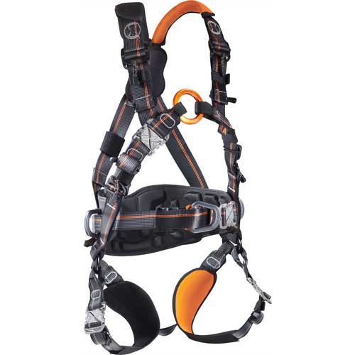 Skylotec G-1132-WS-XXL/5XL Ignite Proton Wind Harness, 102 to 138 cm Hip, 80 to 110 cm Leg, Stainless Steel, Black, XXL/5XL