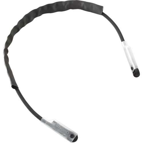 Skylotec L-0685-2 Lory Pro Work Positioning Replacement Rope with Sewn Eye and Protective Sheath, Black, 2 m Lanyard Length