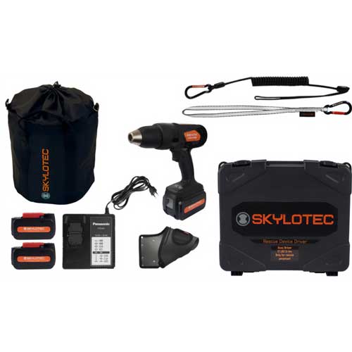 Skylotec Set-260 Rescue Device Driver Set, Includes: Drill Driver, Battery, Phone Cable Long, Holster and Loacking Strap