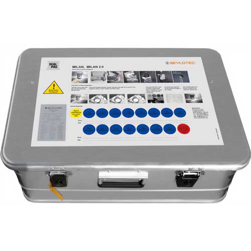 Skylotec SET-SEAL PAC-150 Rescue Device Aluminum Case, Low-Air, Silver, 150 m Rope