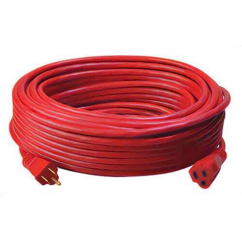 Southwire® 2409SW8804 Type SJTW Extension Cord, 13 A at 125 VAC, 100 ft L Cord, 3 Conductors