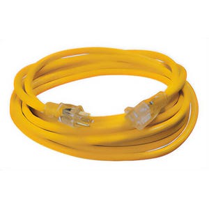 Southwire® 2587SW8802 Type SJTW Extension Cord, 15 A at 125 VAC, 25 ft L Cord, 3 Conductors