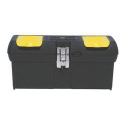 Stanley® 016013R 2000 Tool Box with Trays, 8.1 in H x 7.1 in W x 15.9 in D, Plastic, 5 Compartments, Black