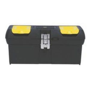 Stanley® 016013R 2000 Tool Box with Trays, 8.1 in H x 7.1 in W x 15.9 in D, Plastic, 5 Compartments, Black