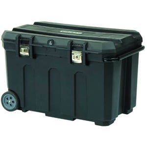 Stanley® 037025H Mobile Tool Chest Box with Tote Tray, 23-1/8 in H x 22-13/16 in W, 50 gal Capacity, Structural Foam, Matte, Black