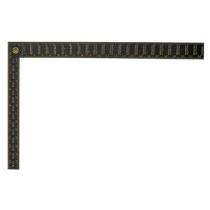 Stanley® 45-011 Premium Rafter Square, 16 x 24 in, 1/16 in, 1/8 in Face, 1/16 in, 1/8 in, 1/12 in Back Graduation