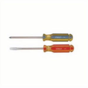 Stanley® 64-868 Handyman® Standard Screwdriver, 3/8 in Slotted, Alloy Steel Shank, 13 in OAL, Nickel Plated