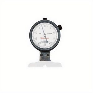 Starrett® 643JZ Dial Depth Gage, 0 to 1/8 in, 0.0005 in Graduation, Steel
