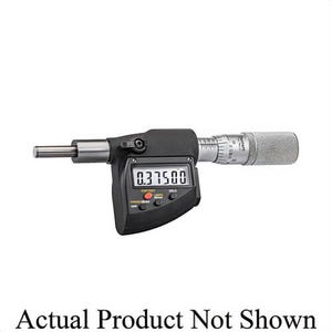 Starrett® 762.1NXRL Electronic Imperial Digital Micrometer Head, 0 to 1 in Measuring, Large Digital LCD Display, Carbide Spindle