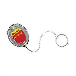 Starrett® SK1 Global Series® Heavy Duty Retractable Key Caddy® with Regular Belt Clip, Belt Clip Connection, Die Cast Zinc/SS
