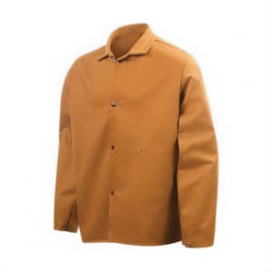 Steiner® Weldlite™ 1010-2X Anti-Static Flame Retardant Jacket, 2XL, Cotton, Brown, Resists: Mildew and Rot, Specifications Met: ASTM D6413-10