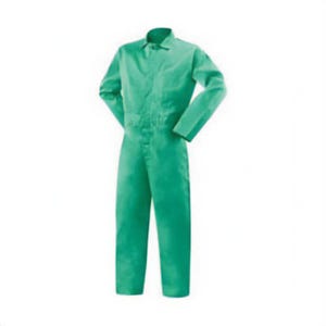 Steiner® Weldlite™ 1035 Flame Retardant Coverall, Flame/Mildew/Rot Resistant, 32 in Length Inseam, Green
