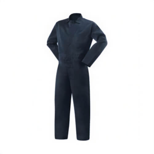 Steiner® Weldlite™ 1065-M Anti-Static Coverall, M, Navy Blue, Cotton, 32 in L Inseam