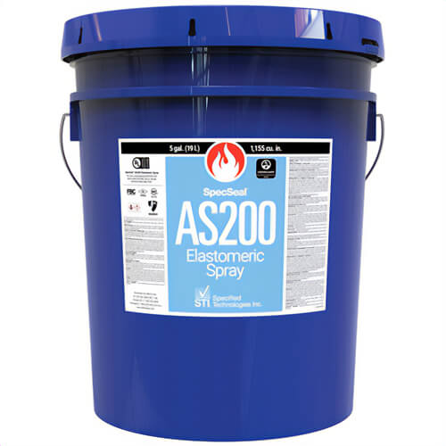 STI® AS205 SpecSeal® AS200 Elastomeric Flexible Firestop Spray, Pail, Composition: Aluminum Trihydrate