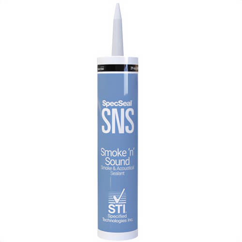 STI® SNS129W SpecSeal® Non-Halogenated Smoke 'N' Sound Acoustical Sealant, 29 oz Tube