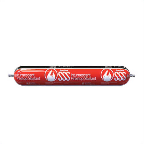 STI® SSS120 Intumescent Firestop Sealant, Sausage Container, Paste Form, Fire Rating: 4 hr, Red, Mild Acrylic Odor/Scent, 40 to 95°F