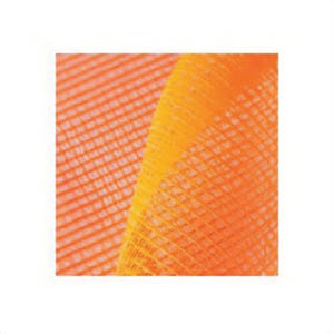 Strong Man SBN-427FR Debris Netting, 4 ft W x 150 ft L, PVC Coated Polyester, Orange, 5/32 in Mesh