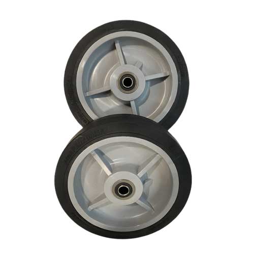 Sumner 779031 Replacement Dolly Wheel Set, for use with Contractor Lift, 8 in Thermoplastic, Gray