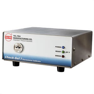 Tel-Tru® CS1-F42-320 Check-Set® I Cold Calibrator, 1 Temperature Set Point, -40°/40°F, 0.2% Tolerance