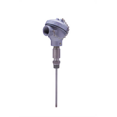 Tel-Tru® NPAA3212A101D03A1 Industrial RTD Thermometer Probe, -60°/500°F, 1/2 in NPT, 12 in L Probe, 0.25 in dia Probe