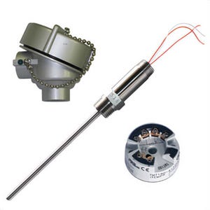 Tel-Tru® NPAA3209A101E0000 Industrial RTD Thermometer Probe, -60°/500°F, 1/2 in NPT, 9 in L Probe, 0.25 in dia Probe