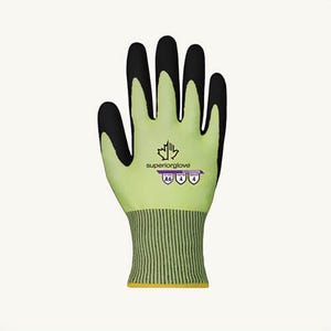 Superior Gloveâ„¢ S21TAXGFN-10 TenActivâ„¢ High Visibility Gloves, Size 10, Knit Wrist Cuff, Resists: Abrasion/Cut/Puncture
