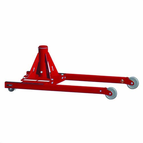 Thern® 5BR20 Rolling Davit Crane Wheel Base, Powder Coat Finish