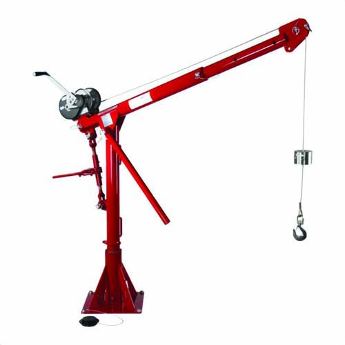 Thern® 5PT10-M1 Portable Davit Crane with Winch, up to 1200 lb Capacity with M4312PB-K
