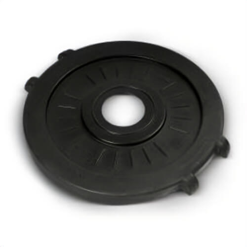 Toter® RND55-L Round Trash Can Lid, Commercial-Grade, 55 gal