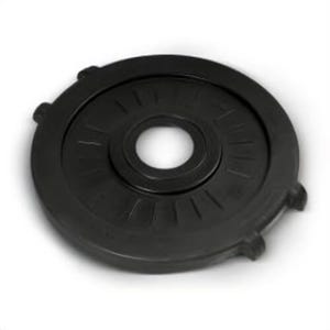 Toter® RND55-L Round Trash Can Lid, Commercial-Grade, 55 gal