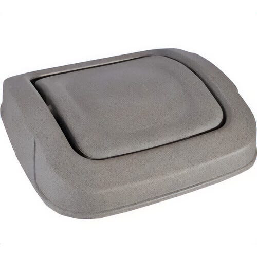 Toter® SSC25 Slimline Square Container, 25 gal, Manual Unloading