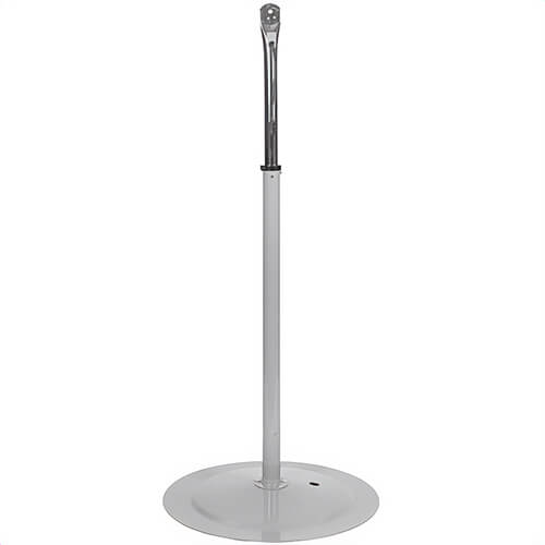 TPI ACMP Standard Pedestal Pole and Base Mount, Gray, For Use With: ACH