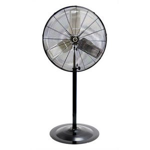 TPI CACU30PHD 1-Phase Heavy Duty Standard Air Circulator, 30 in Blade, 5,000 CFM High, 4,600 CFM Medium, 4