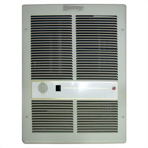 TPI H3317T2SRP 3310 1-Phase Fan Forced Heater with In-Built Double Pole Thermostat and Summer Fan Switch, 4.8 kW, 240 VAC