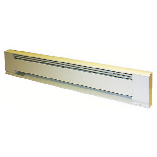 TPI H391572 3900 1-Phase Standard Hydronic Electric Baseboard Heater, 5100/3825 Btu/hr, 240/208 VAC, 1500/1125 W, Wall Mount
