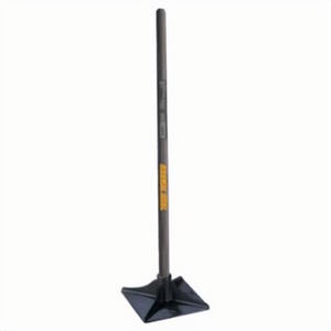 True Temper® 1133400 Tamper, 8 in L x 8 in W, Steel Blade, 42 in Handle Length, Hardwood Handle