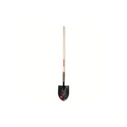 True Temper® 2585600 Shovel, Steel Blade, 8.75 in W Blade, Round Blade Point, 45 in L Handle
