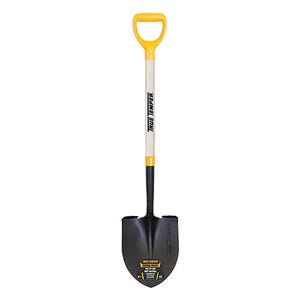 True Temper® 2585900 Round Point Shovel, 28 in Wood D-Handle