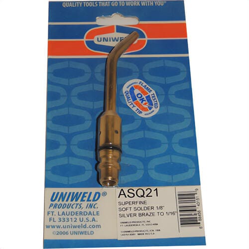Uniweld® ASQ21 Soft Flame Burner Kit, Quick to Connect, 0.222 lb