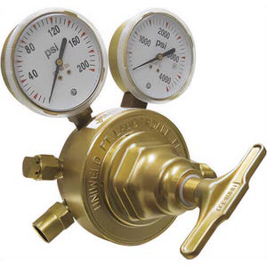 Uniweld® RV8014 Heavy Duty 1 Stage Regulator Argon 5-125, 6 ea