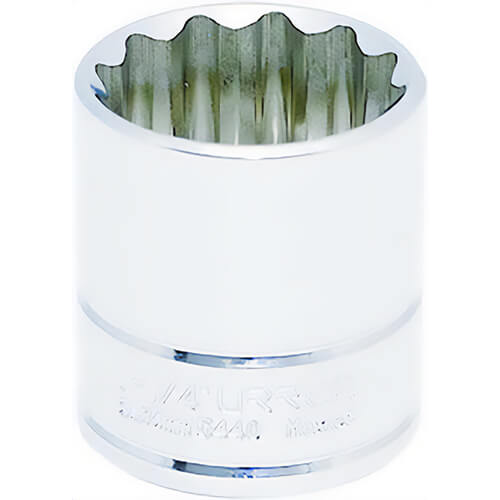 Urrea® 5440 Socket, 1/2 in Drive, 12-Point, 1-1/4 in