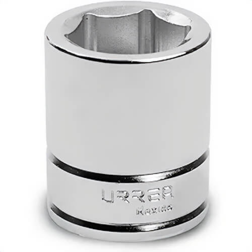 Urrea® 5540 Square Socket, 3/4 in, 12-Point, 1-1/4 in Chrome Socket